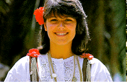 [ IMAGE: A Korcula woman dressed in traditional costume ]